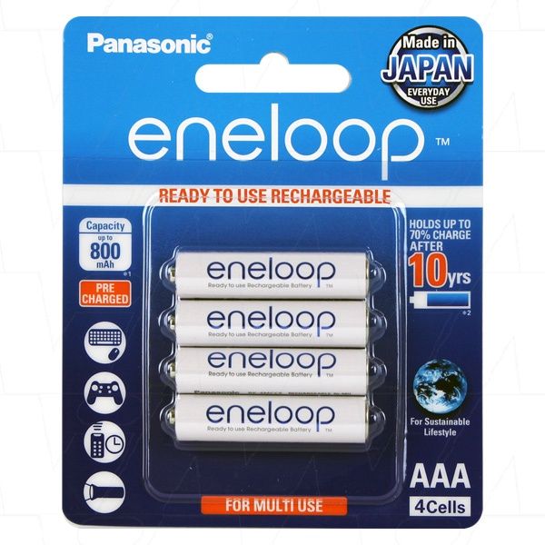 ENELOOP AAA PK4 1.2V 800Mah