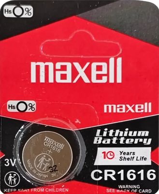 CR1616 Maxell Lithium single battery