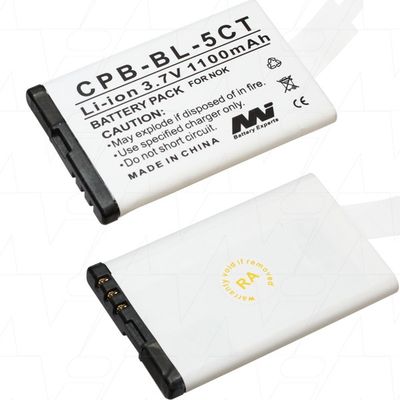 CPB-BL-5CT-BP1 Mobile Phone Battery suitable for Nokia