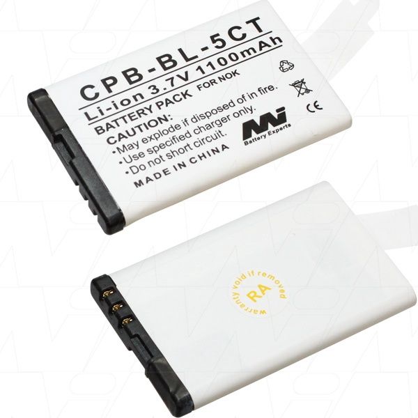CPB-BL-5CT-BP1 Mobile Phone Battery suitable for Nokia