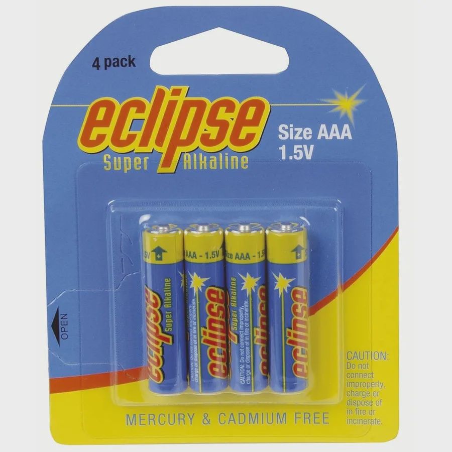 SB2413 - BATT ALK AAA ECLIPSE PK4