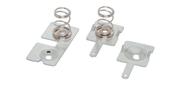 H0355 - 2xAA Battery Spring Contacts