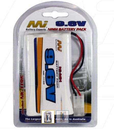 32010-700 - Battery pack 9.6VDC NiMh NK-1196-BP1