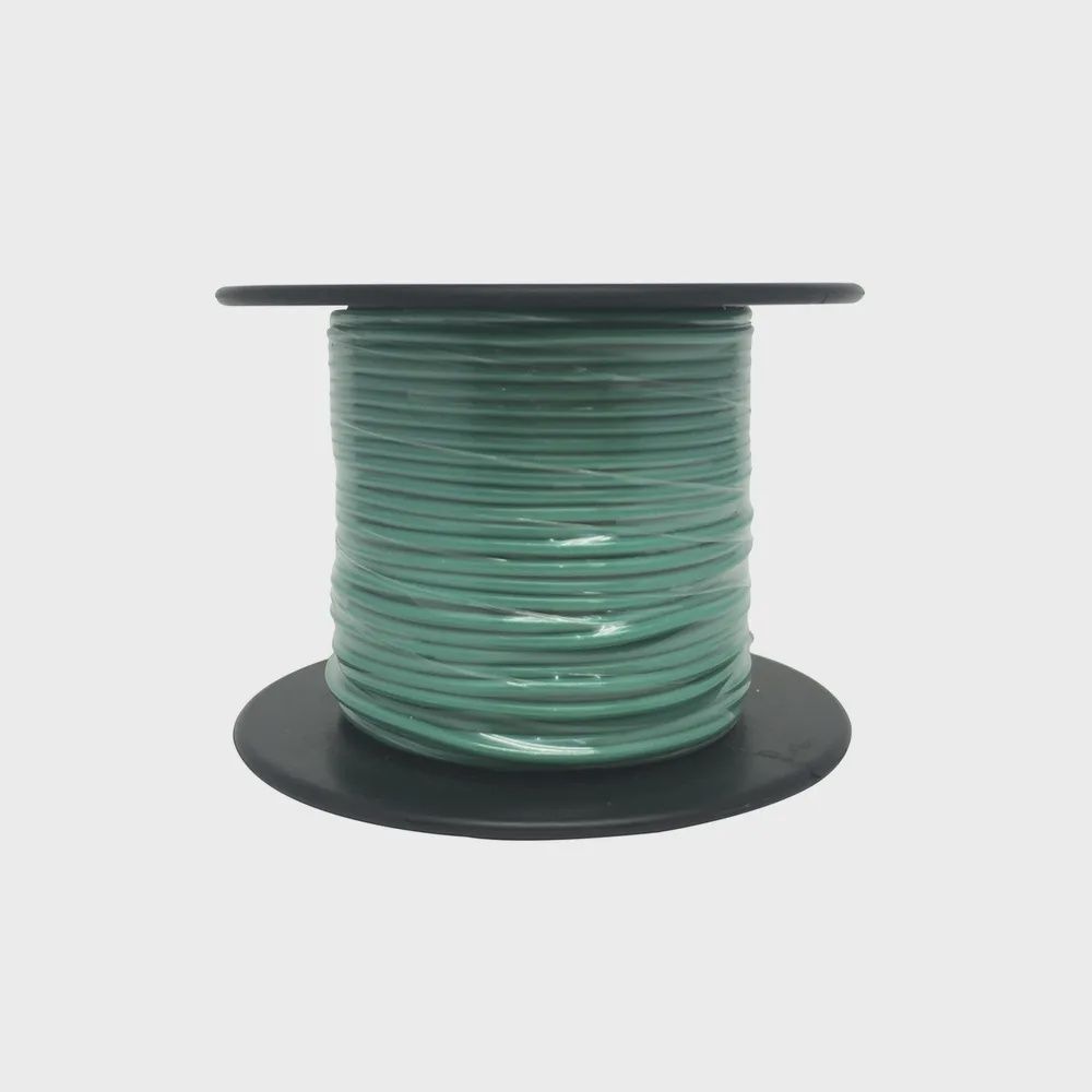 CABLE HOOK UP ROUND GRN 25M RL