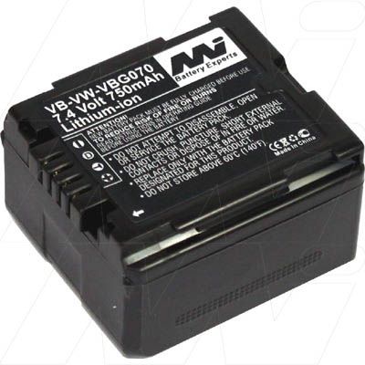 VB-VW-VBG070-BP1  -  Camcorder Battery