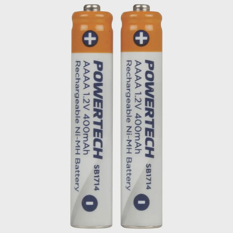 SB1714 BATT NIMH AAAA 1.2V 400MAH NIPPLE PK2