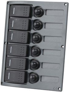 SZ1907 6 Way IP66 Marine Switch Panel