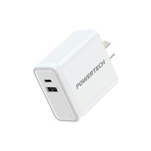 MP3402   65W Dual USB-A &amp; C Mains Power Adaptor