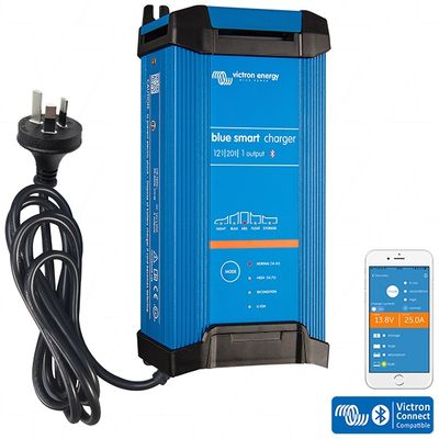 Victron Energy VECIP22-12/20A-1 Blue Smart IP22 SLA/LiFePO4 Charger 12V 20A