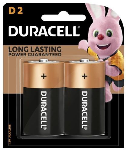 SB3012 - DURACELL COPPERTOP D PK2