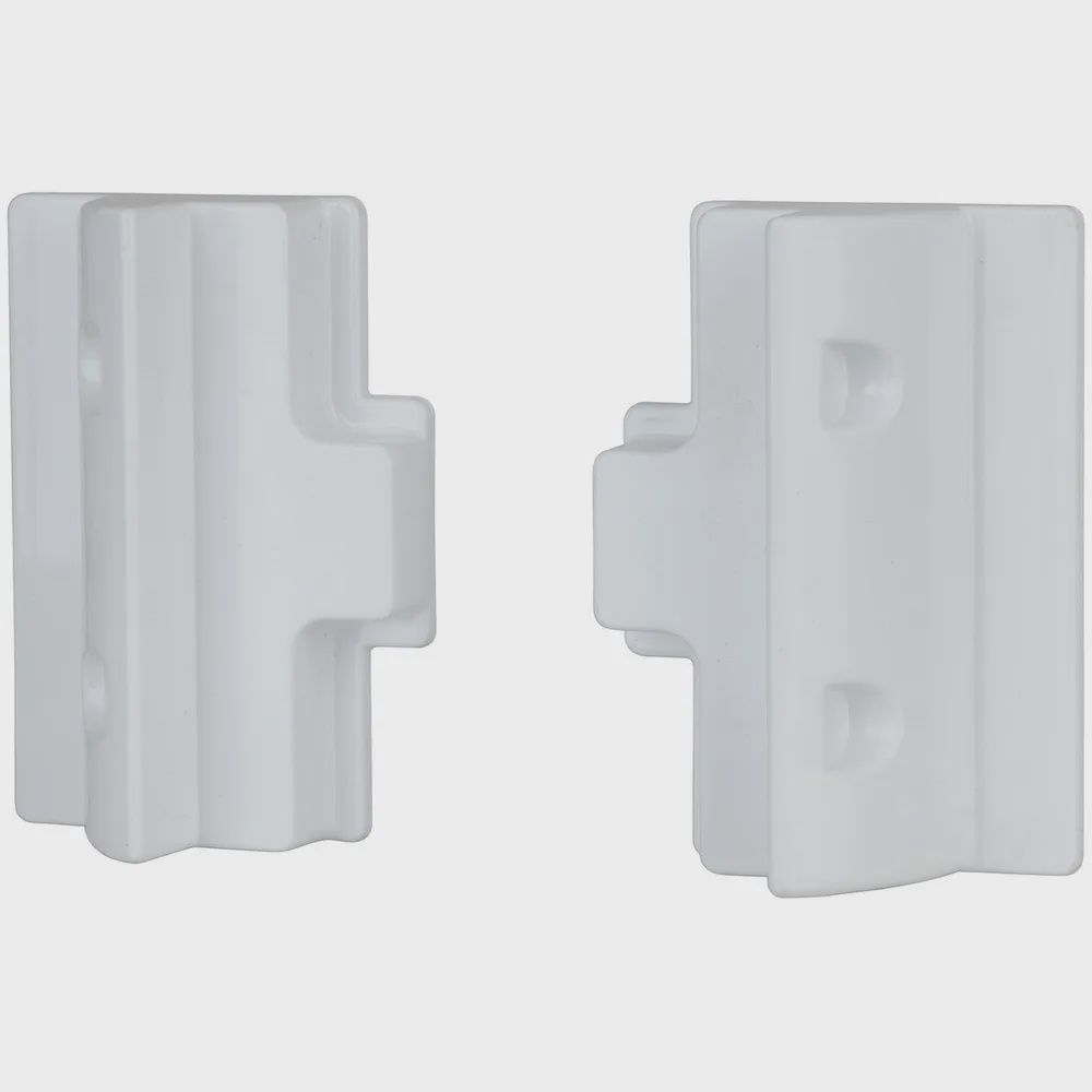 BRKT SOLAR ABS SIDE MNT 180MM PAIR WHT