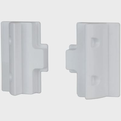 BRKT SOLAR ABS SIDE MNT 180MM PAIR WHT