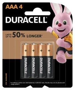 SB3008 - DURACELL COPPERTOP AAA PK4