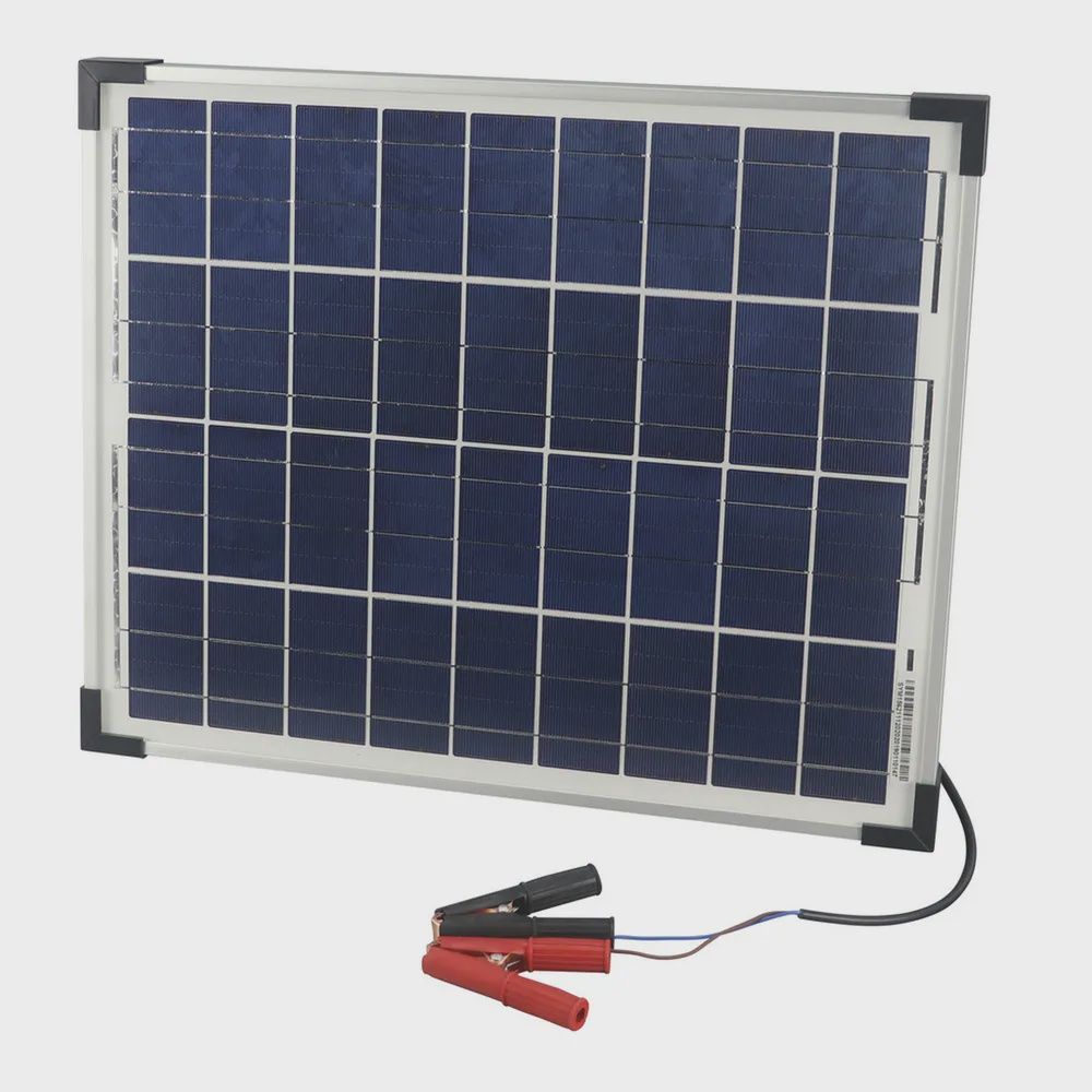12V 20W Solar Panel with Clips