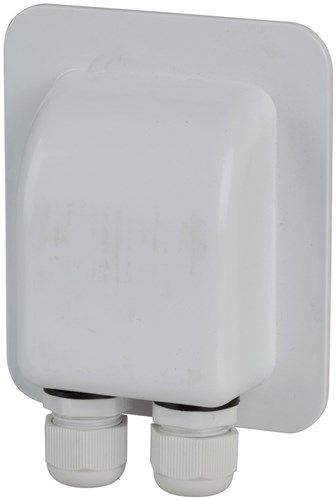HS8866  -  BRKT SOLAR CABLE ENTRY MNT ABS WHT W/GMT