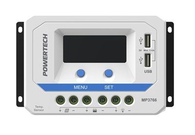 MP3766  -  SOLAR CHG CTRL PWM 12/24V 30A W/LCD