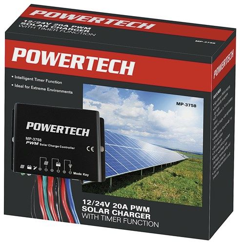MP3758  -  20A PWMSOLAR CHARGE CONTROLLER WITH TIMER FUNCTION