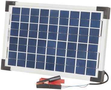 SOLAR PNL 12V 5W MONO W/LEAD 230X205MM