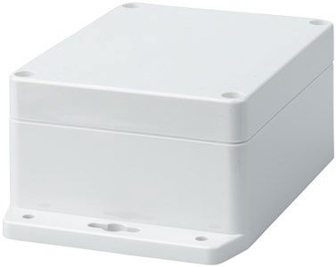 HB6217 ENCL POLYCARB W/FLANGE 115X90X55MM