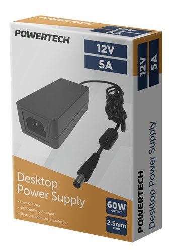 MP3242 PSU SMPS IEC 12VDC 5A 2.5MM