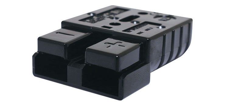 P7764 50A 600V DC BLACK ANDERSON PLUG
