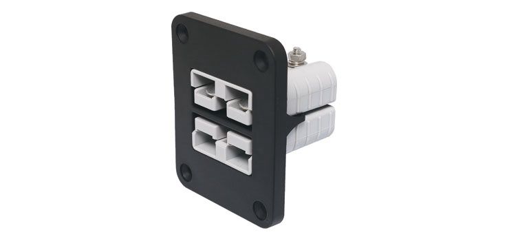 P 7785 PANEL MOUNT DOUBLE ANDERSON PLUG
