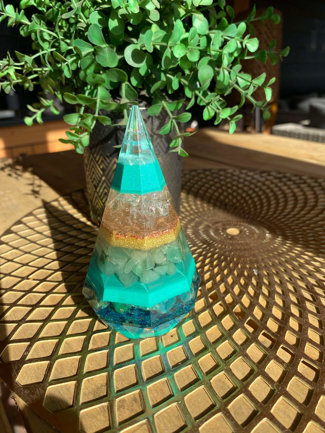 ORGONITE Octo Piramide - Tree of Life - 75.000 BOVIS