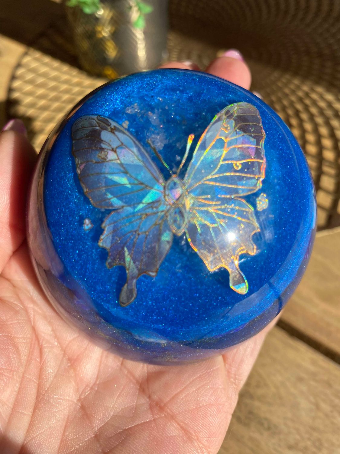 ORGONITE DOME M: BUTTERFLY