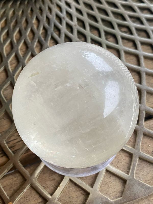 Geel gouden Calciet bol 5,5 cm