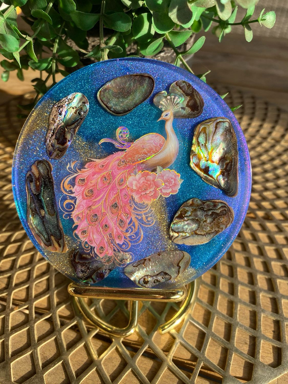 Orgonite PINK PEACOCK