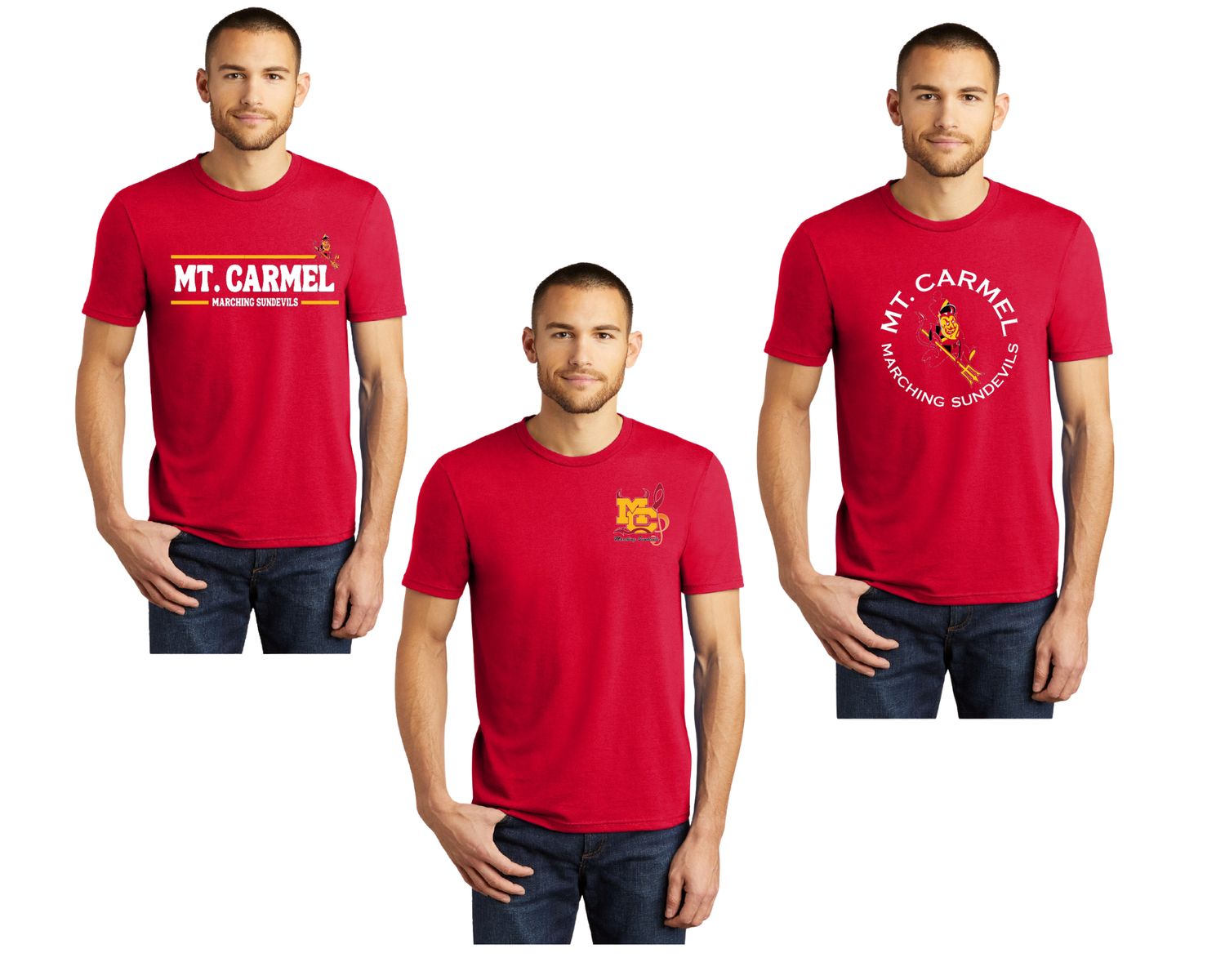 MT. CARMEL MARCHING BAND PERFECT TRI TEE (ADULT)