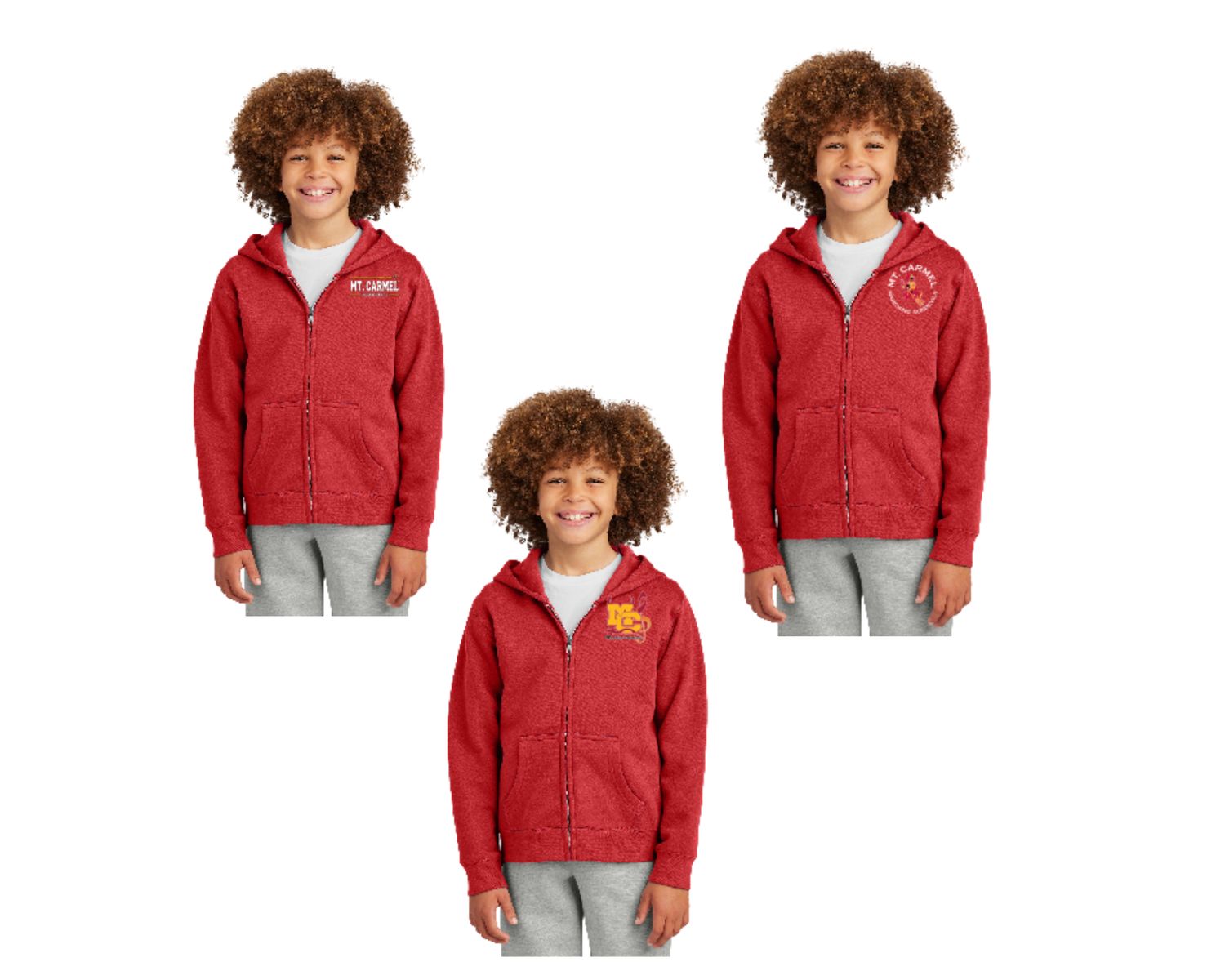 MT. CARMEL MARCHING BAND FULL ZIP (YOUTH)