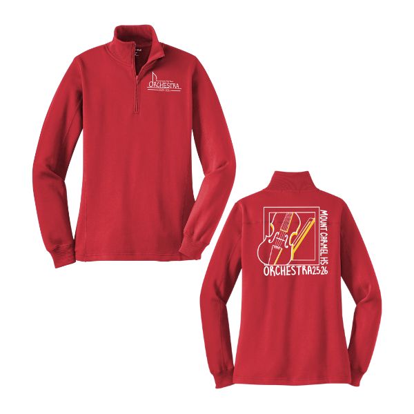MT. CARMEL ORCHESTRA 1/4 ZIP (LADIES)