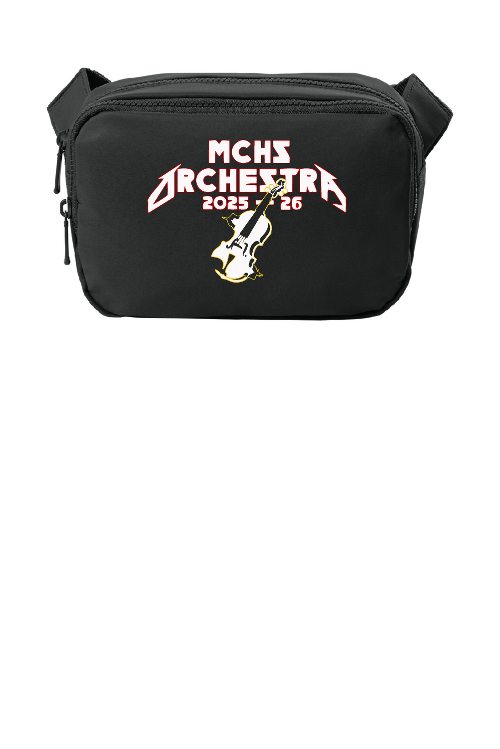 MT. CARMEL ORCHESTRA DUAL-COMPARTMENT CROSSBODY/FANNY BAG