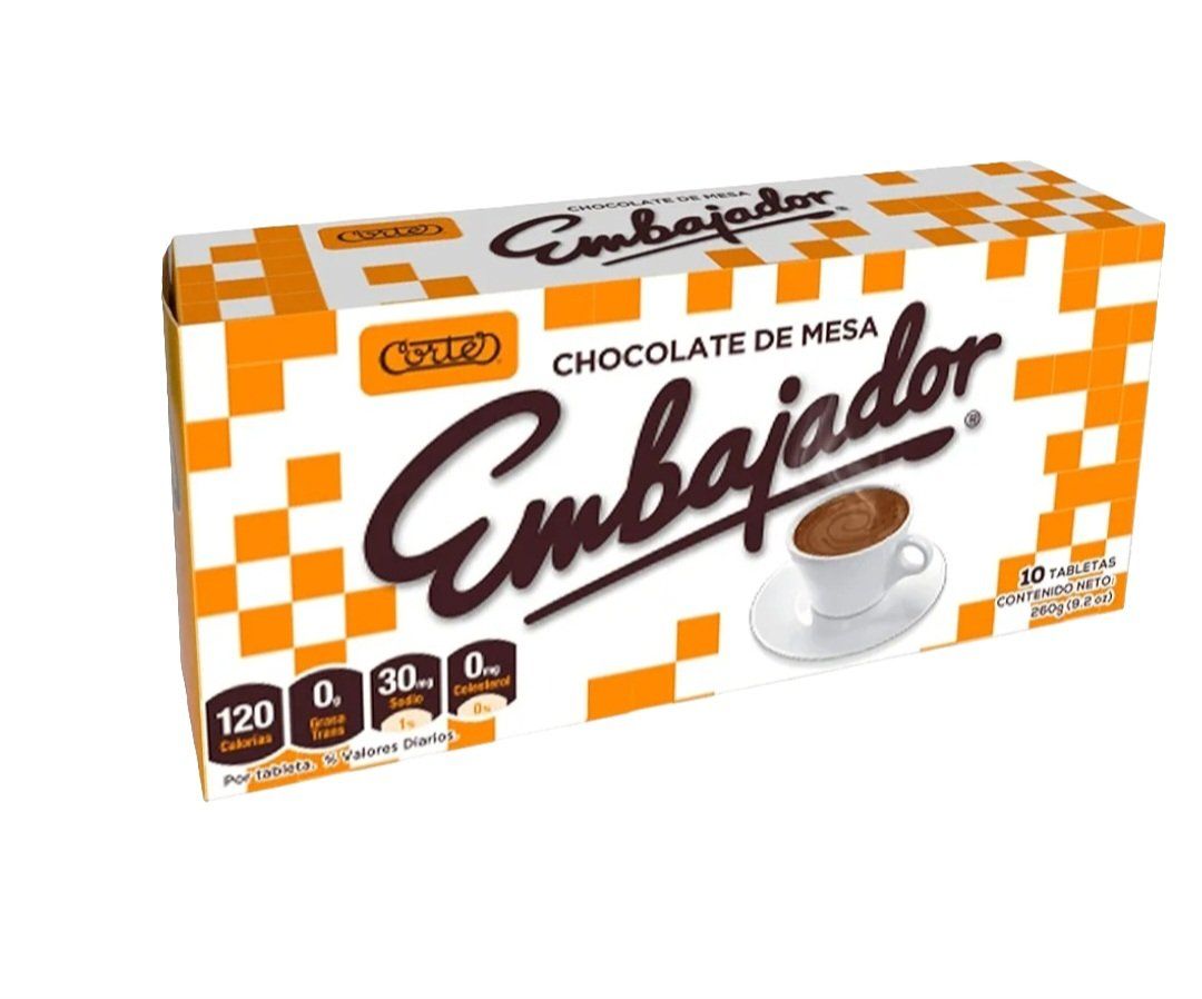 Chocolate de Mesa Embajador - Sweet baking Chocolate from Republica Dominicana