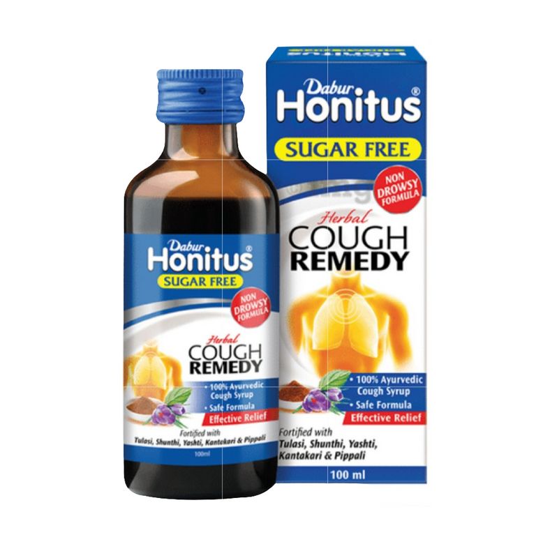 Dabur Sugar Free Honitus Honey-Based Ayurvedic Cough Syrup