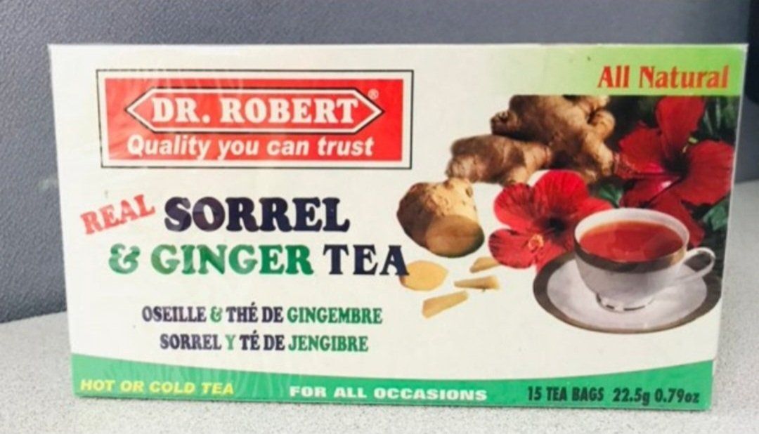 DR. ROBERT  REAL SORREL &amp; GINGER TEA