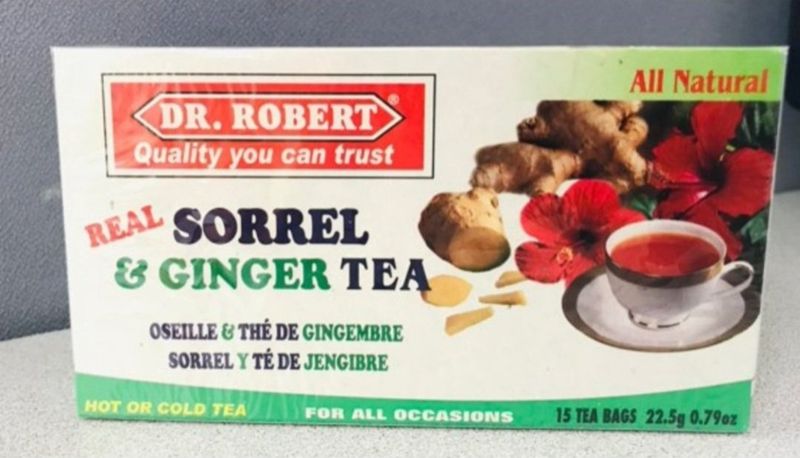 DR. ROBERT  REAL SORREL &amp; GINGER TEA