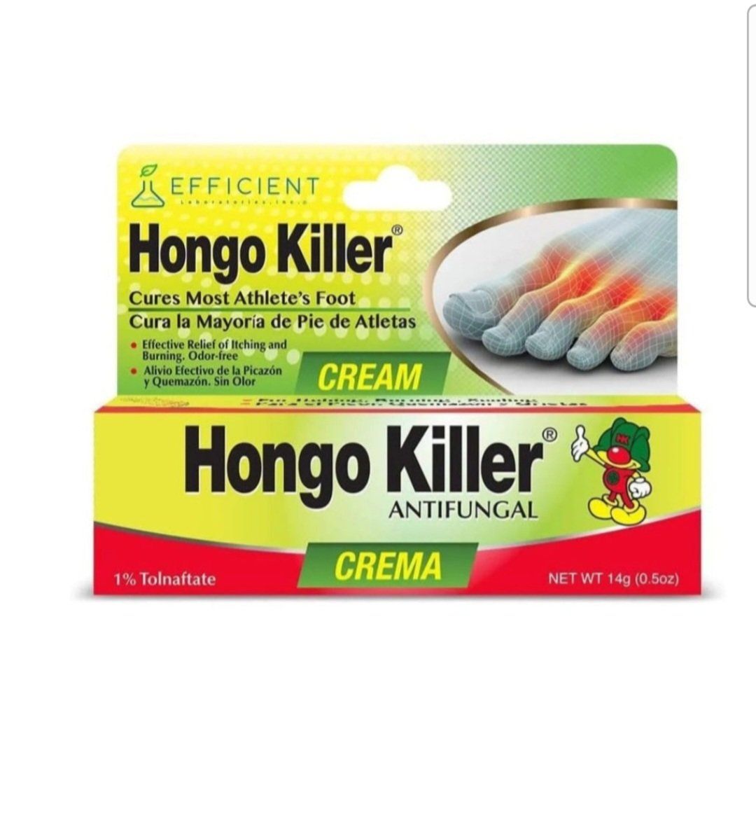 Hongo Killer Antifungal Cream for Athlete's Foot Treatment, .5 oz Tube