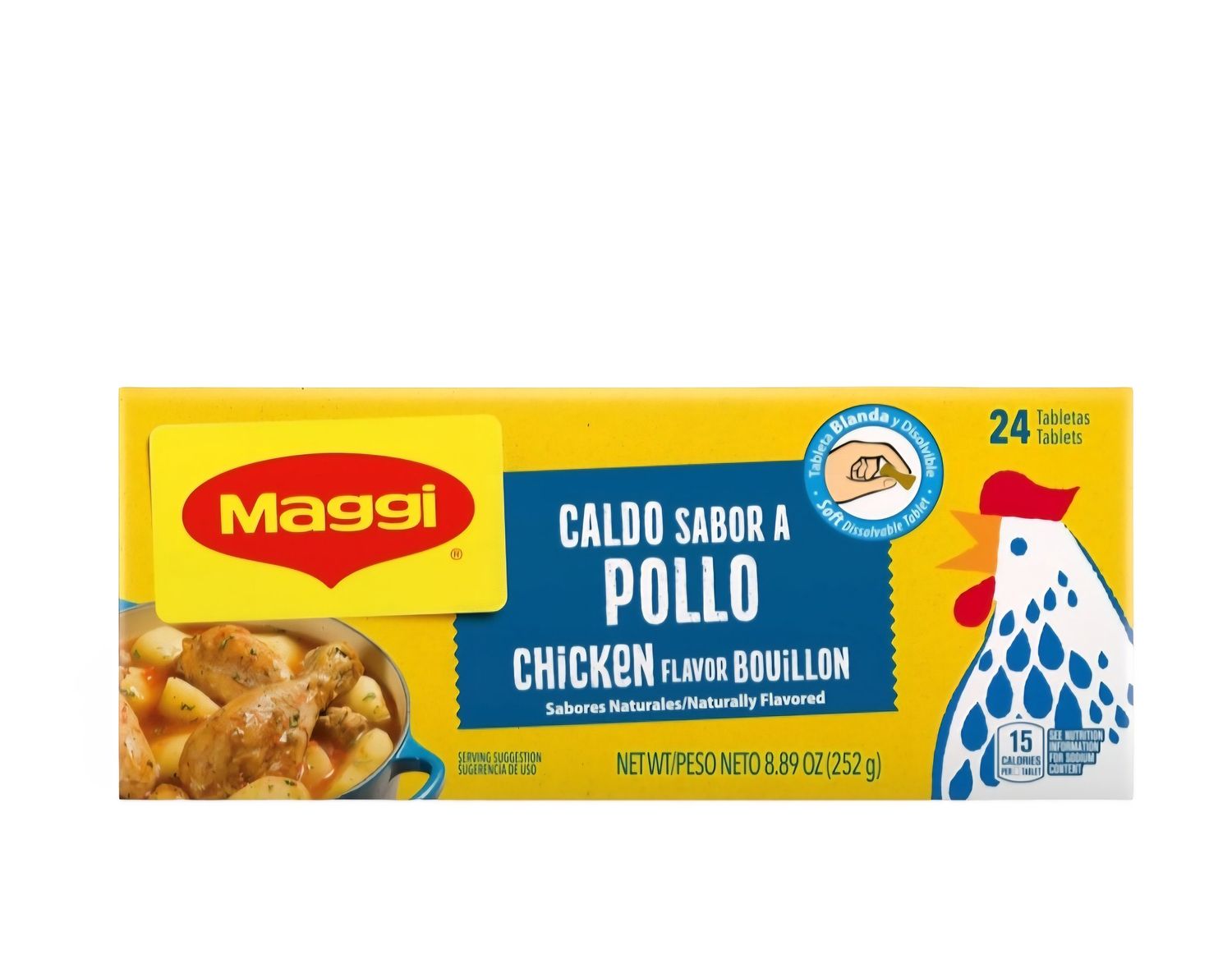 Maggi Chicken Flavor Bouillon Cubes, 10.2 Oz 8.89 oz