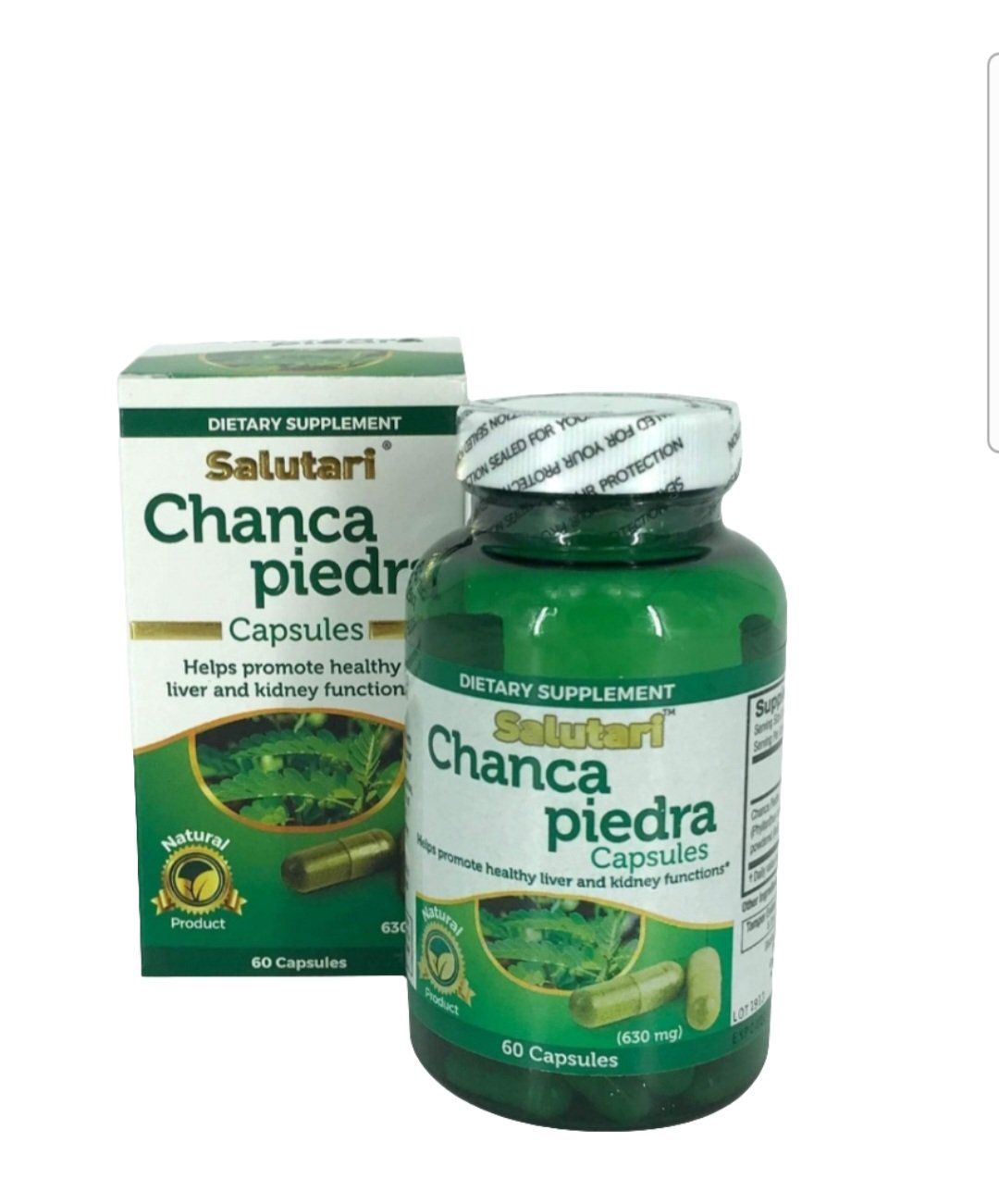 SALUTARI CHANCA Piedra – Breaks UP Kidney Stones – 60 Capsules