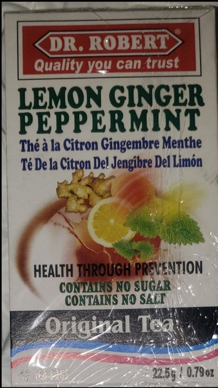 DR. ROBERT LEMON GINGER PEPPERMINT TEA