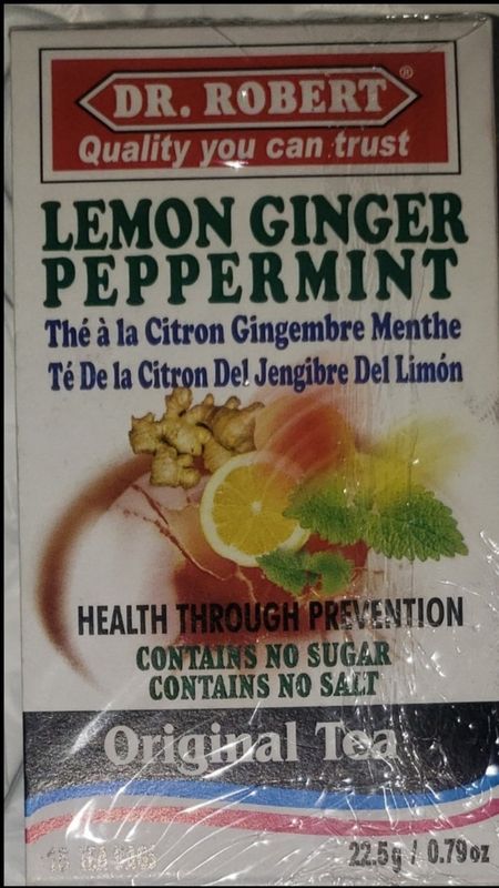 DR. ROBERT LEMON GINGER PEPPERMINT TEA
