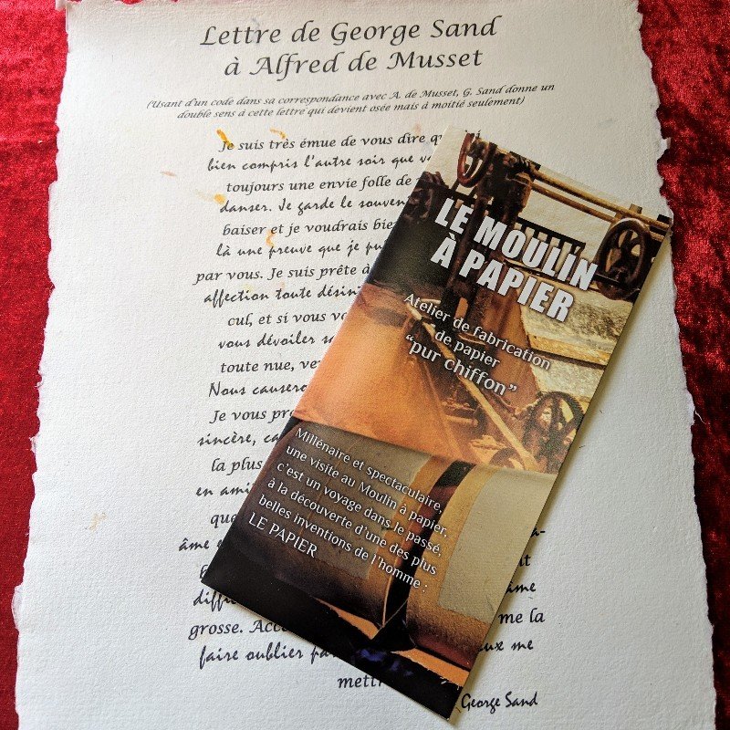 Lettre de George Sand