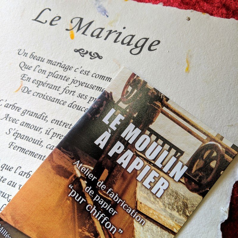 Le Mariage - Moulin à Papier de Sainte-Suzanne