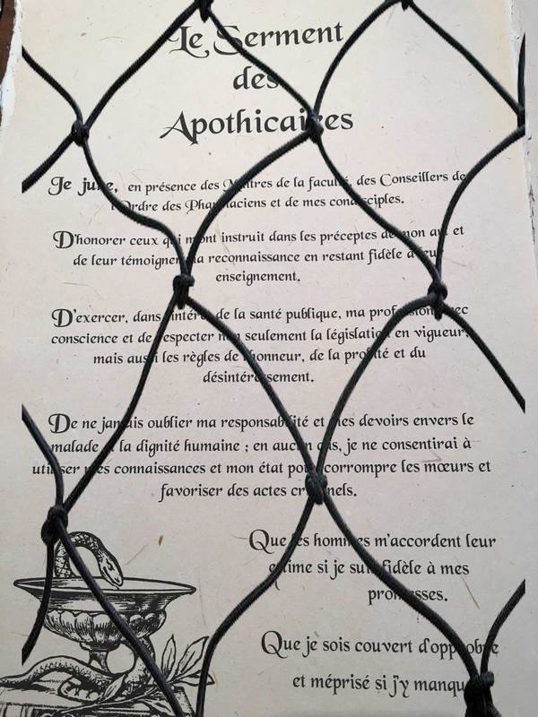 Le Serment des Apothicaires