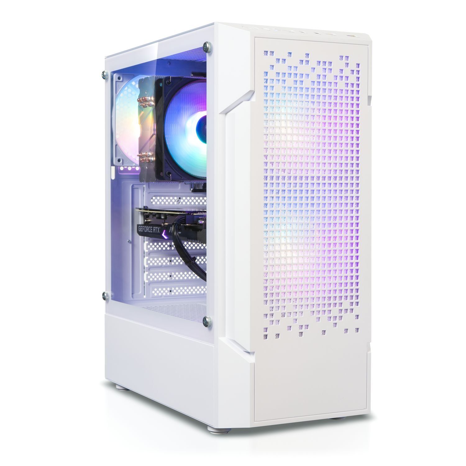 Computer HEXO Gaming RTX3050 Base (HGB-5500N3050-16S500WH) Weiß / AMD Ryzen 5 5500 (3,6-4,2), 6 Kerne / RTX 3050 / 16 GB (DDR4) / 500 GB (SSD)