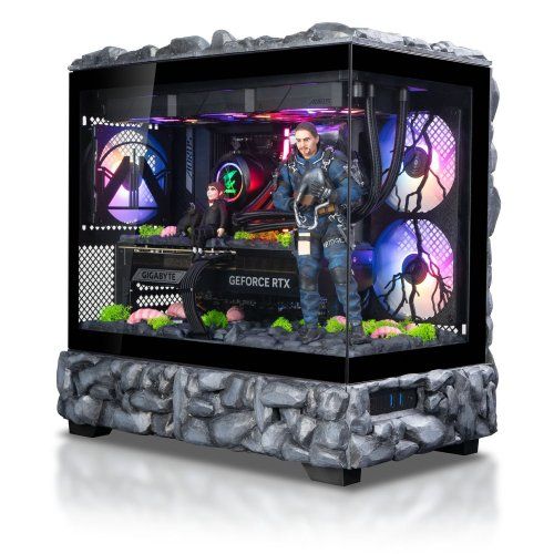Computer EVOLVE SpecialPart DeathStranding 2 (EVSP-DSR780X3DN507T-D532S1TBK) Schwarz / AMD Ryzen 7 7800X3D (4,2–5,0), 8 Kerne / RTX 5070 Ti / 32 GB (DDR5) / 1024 GB (SSD)