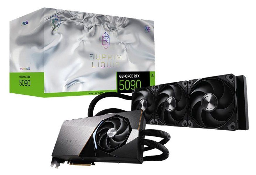 Grafikkarte MSI GeForce RTX 5090 SUPRIM LIQUID SOC 32768 MB (RTX 5090 32G SUPRIM LIQUID SOC)