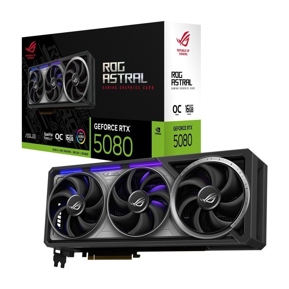 Grafikkarte Asus ROG Astral GeForce RTX 5080 OC 16384 MB (ROG-ASTRAL-RTX5080-O16G-GAMING)